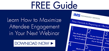 IMS - Maximize Webinar Engagement